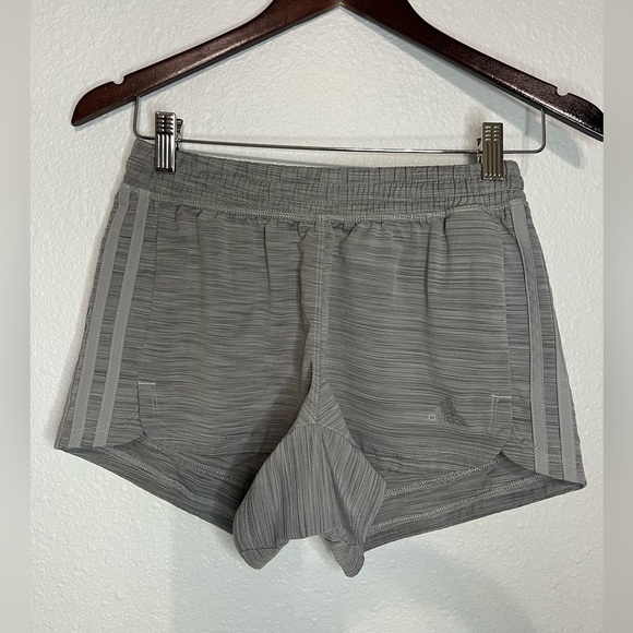 ADIDAS Pacer 3-Stripes Woven Heather Shorts Size XS. - Picture 4 of 9